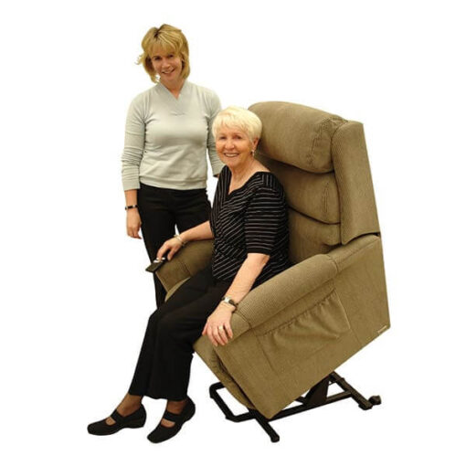 Topform Ashley Recliner In Leather, Single Motor - Coastcare Medical ...