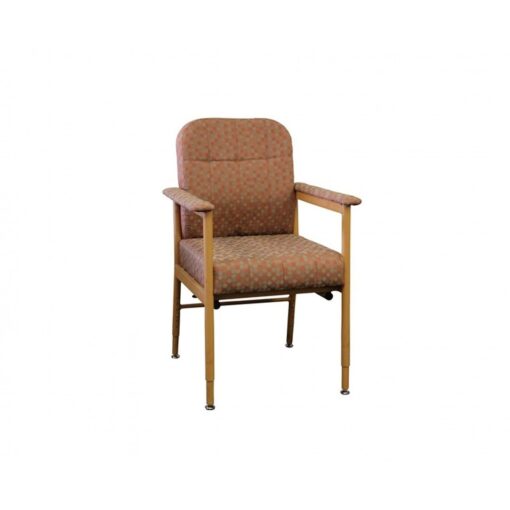 Murray Bridge Low Back Chair (Dot Fabric Ruby)