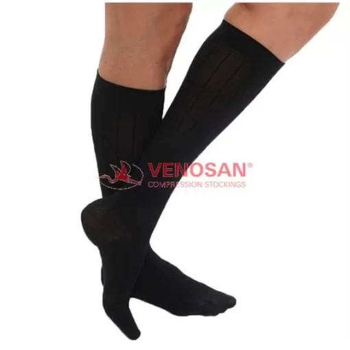 Microfibre Support Sock Women Black XL