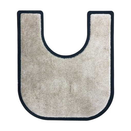 Matting Toilet Surround 74X66cm with Cut Out (Beige)