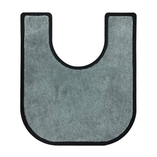 Matting Toilet Surround 74X66cm with Cut Out (Dove Grey)