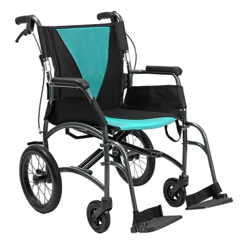 Aspire VIDA Attendant Propelled/ Transit  (450mm) Teal