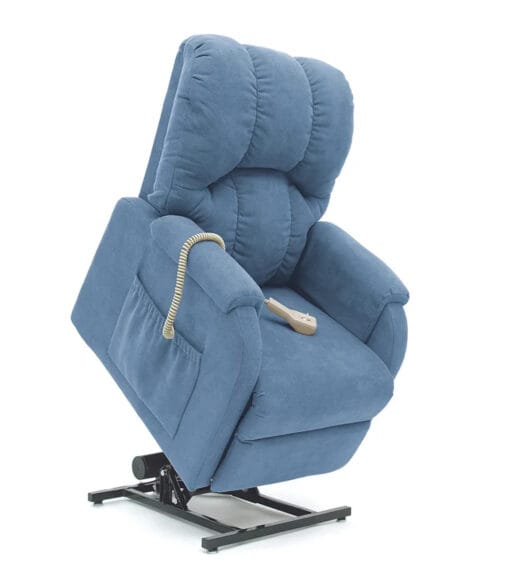 Elec Lift Recliner Pride C1 Single Motor Arctic Blue