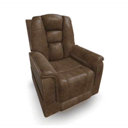 Electric Lift Recliner 4 Motor Theorem - Mercer Badlands Saddle (PETITE)